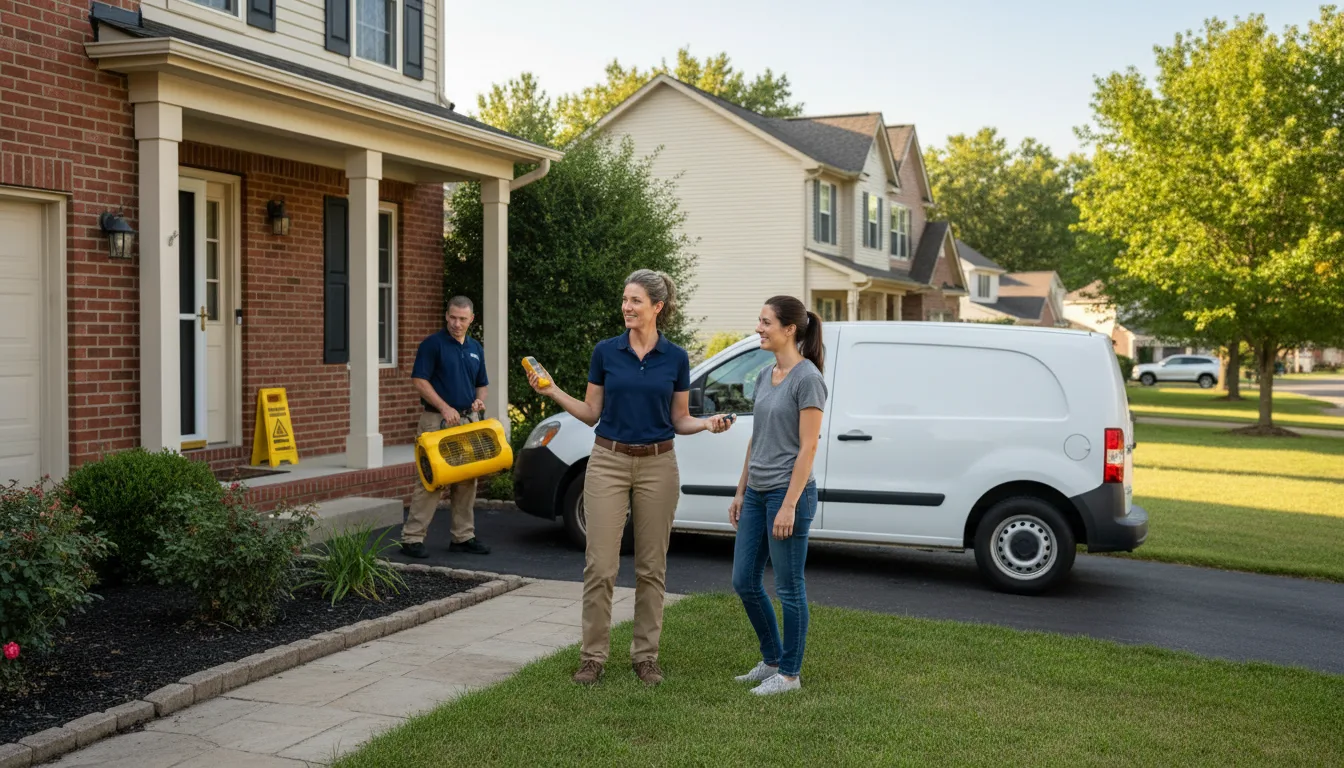 Water restoration image for Water Damage & Restoration Services in Mccomb, OH